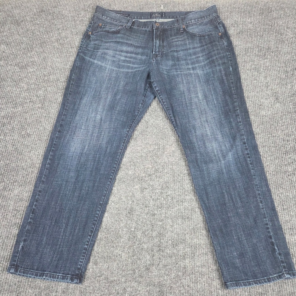 Lucky Brand 221 Original Straight Mens Dark Wash Denim‎ Jeans 40x30
